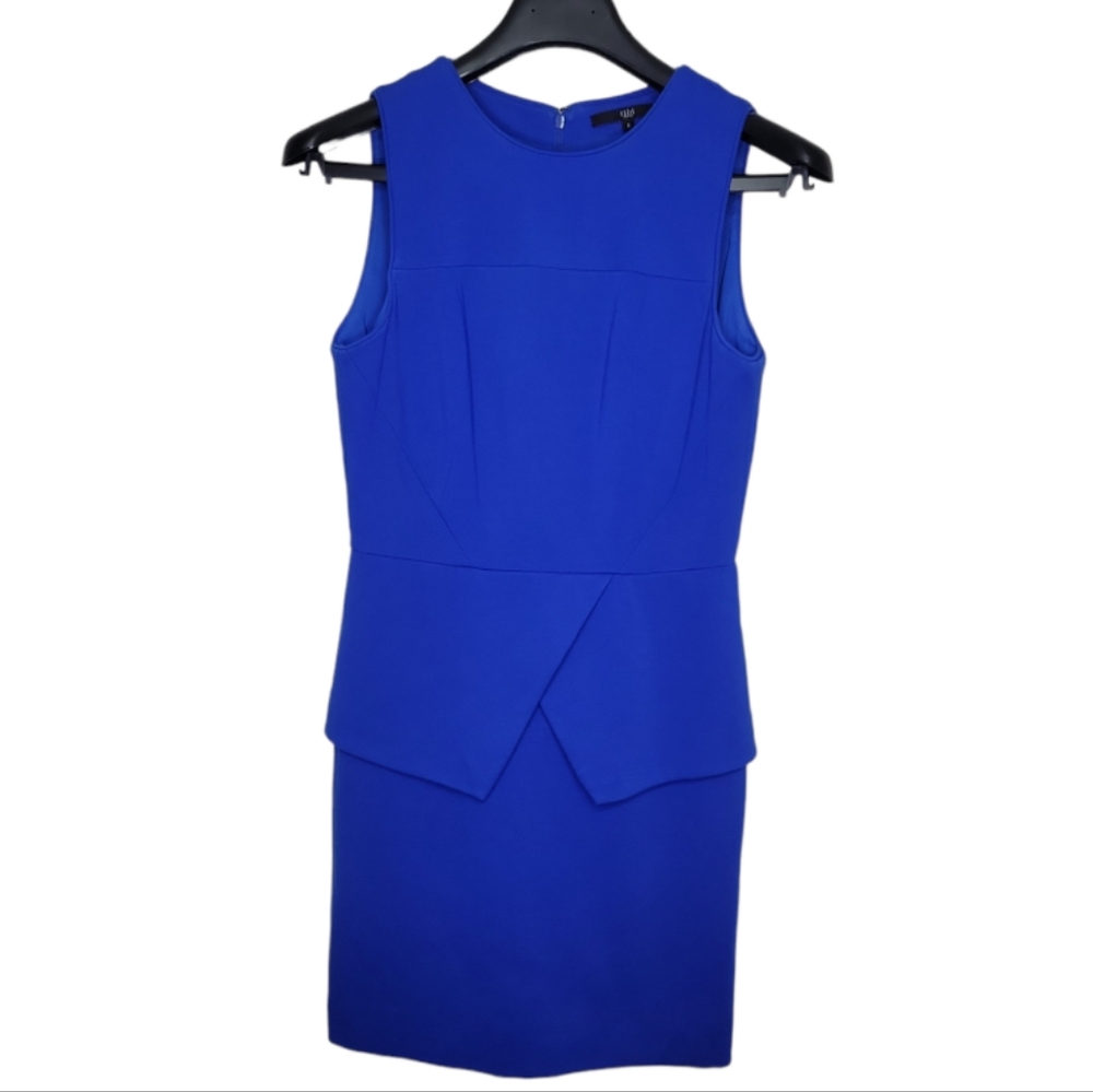 Tibi Royal Blue Sleeveless Sheath Dress, Size 6